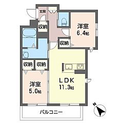 物件の間取り