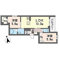 物件の間取り