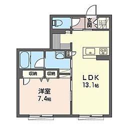 間取図画像 1LDK