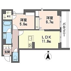 物件の間取り