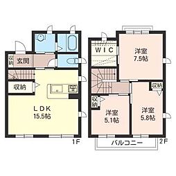 間取図画像 3LDK