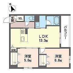 物件の間取り