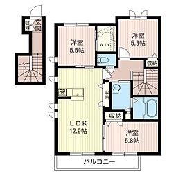 間取図画像 3LDK