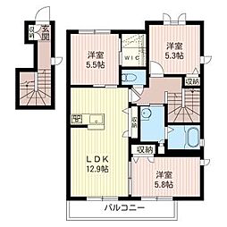 間取図画像 3LDK