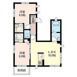 ソレアード1・2・3 2LDKの間取図画像