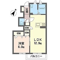 間取図画像 1LDK