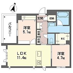 物件の間取り