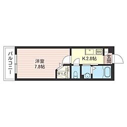 間取図画像 1K