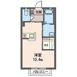 サニーコートM ワンルームの間取図画像