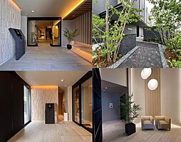 ホテルを彷彿とさせる共用部、エントランス。