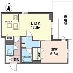 ティーケー幕張本郷 1LDKの間取図画像