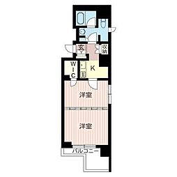 シャーメゾンステージ秋葉原 2Kの間取図画像