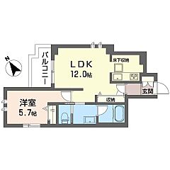 物件の間取り