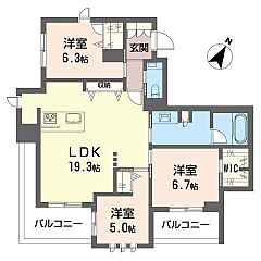 物件の間取り