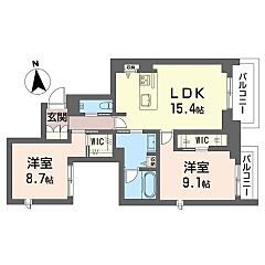 物件の間取り