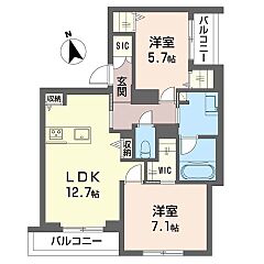 物件の間取り