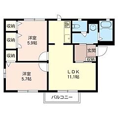 物件の間取り