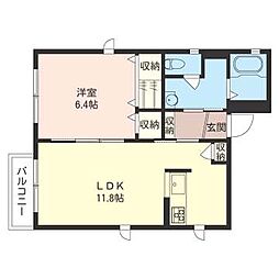 間取図画像 1LDK
