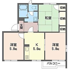 物件の間取り