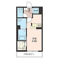 グッドプレイス ワンルームの間取図画像