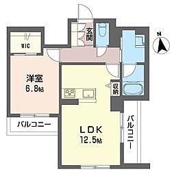 間取図画像 1LDK