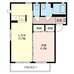 間取図画像 1LDK