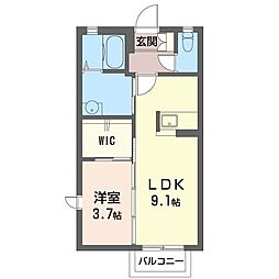 シャイニング51 1LDKの間取図画像