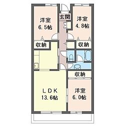 ロイヤルグランデ宮野木台 3LDKの間取図画像