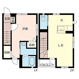 間取図画像 1LDK
