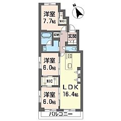 物件の間取り