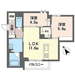 スマートメゾン西船橋 2LDKの間取図画像