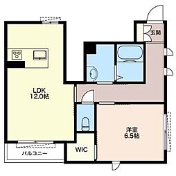 Ｐｌｅａｓａｎｔ　Ｈｏｍｅ　南行徳 1階1LDKの間取り