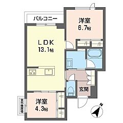 物件の間取り