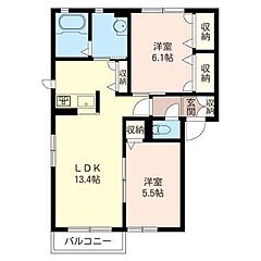 物件の間取り