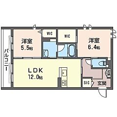 物件の間取り
