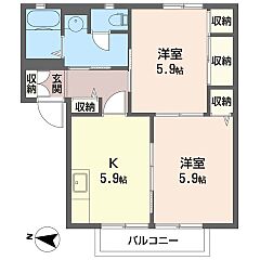 物件の間取り