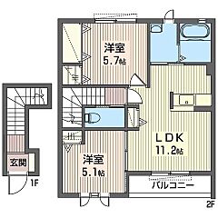 物件の間取り