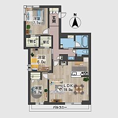 物件の間取り