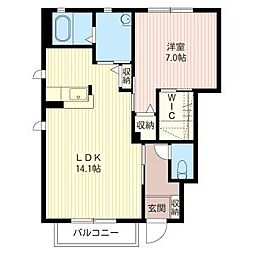 間取図画像 1LDK