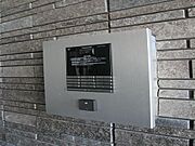 オートロック付です。