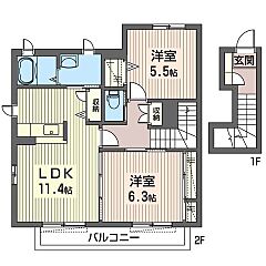 物件の間取り