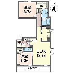物件の間取り