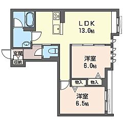 物件の間取り