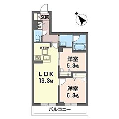 物件の間取り