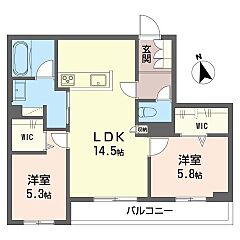 物件の間取り
