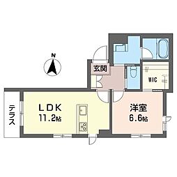 間取図画像 1LDK