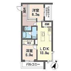 物件の間取り