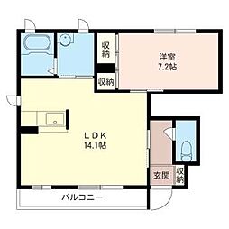 間取図画像 1LDK