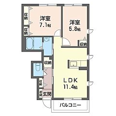 物件の間取り