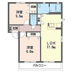 物件の間取り